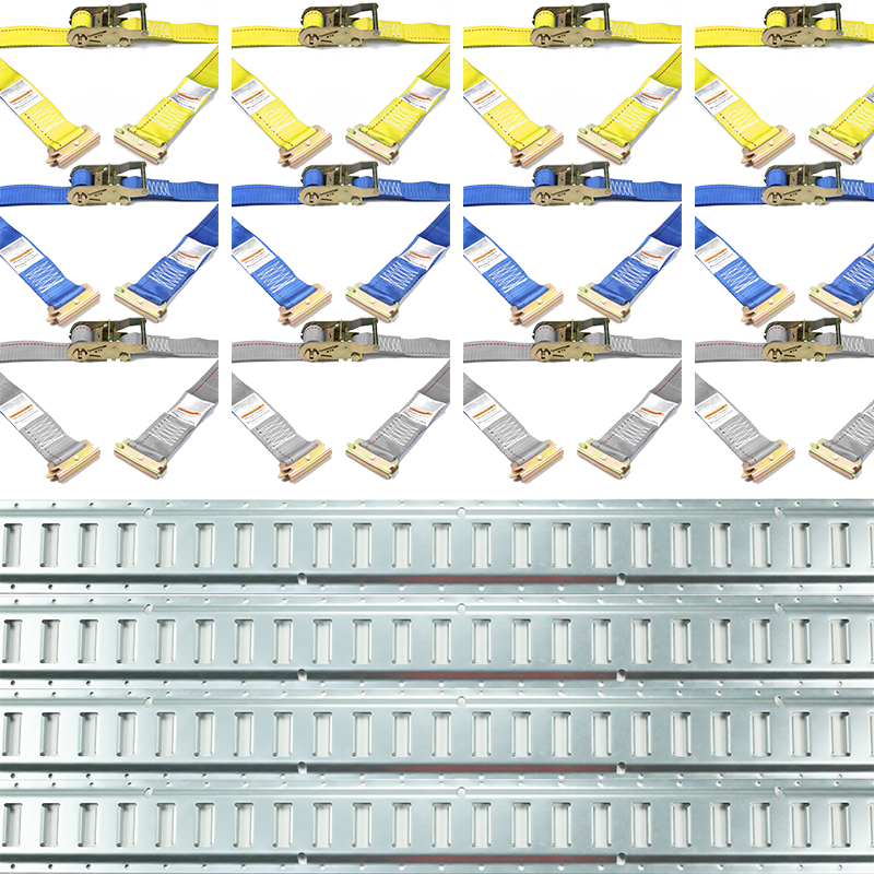 4Pack racsnis hevederek E Track Kit